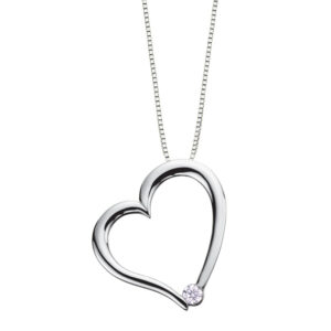 Canadian Diamond Heart Necklace
