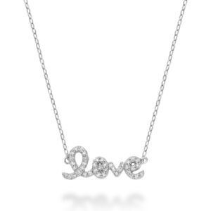 Love Necklace with Diamonds