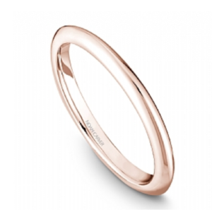 Noam Carver High Polish Wedding Band