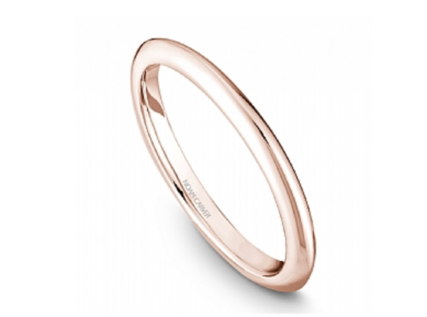 Noam Carver High Polish Wedding Band