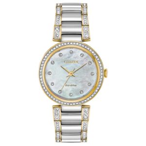 Ladies Citizen Eco Drive Silhouette Crystal