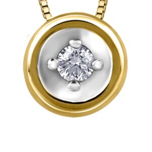 Circle Diamond Pendant