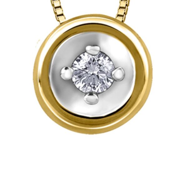 Circle Diamond Pendant