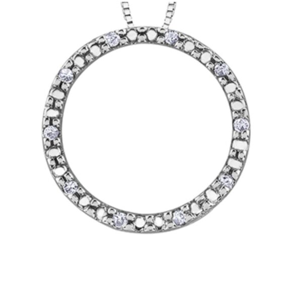 Diamond Circle Pendant