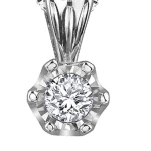 Illuminaire 6-Claw Diamond Pendant