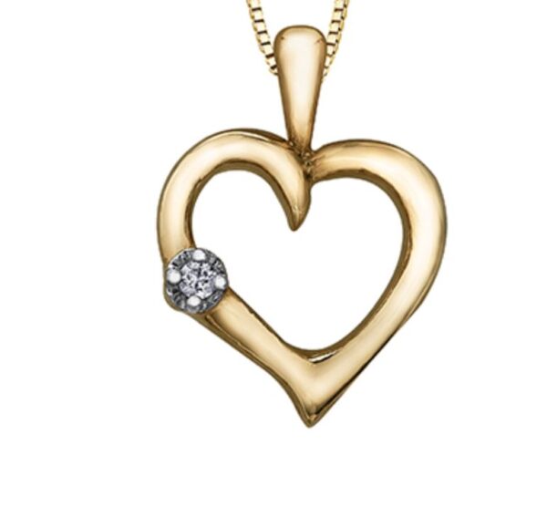 Diamond Heart Pendant