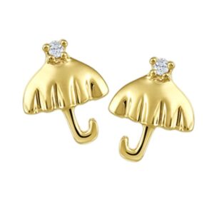 Diamond Umbrella Earrings