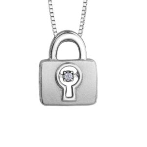 Diamond Pulse Lock Pendant