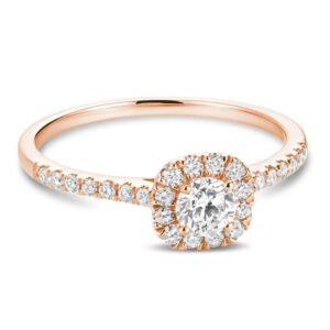 0.49ctw Natural Round Engagement Ring