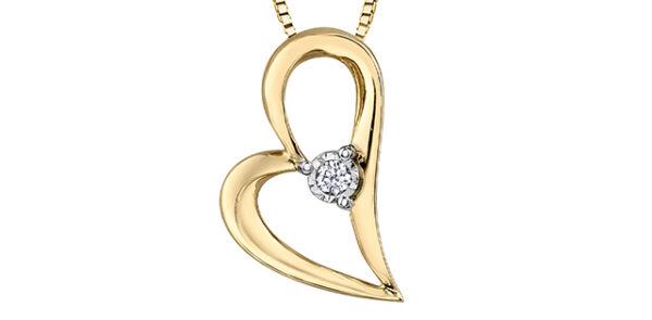 Yellow Gold Heart Pendant