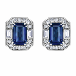Blue Sapphire Earrings