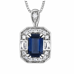 Blue Sapphire Necklace