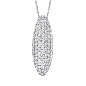 Oval Diamond Necklace