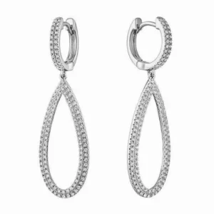 Pavé Dangle Earrings
