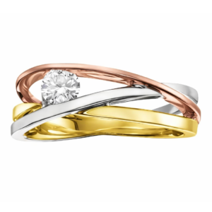 Tri Gold Ring