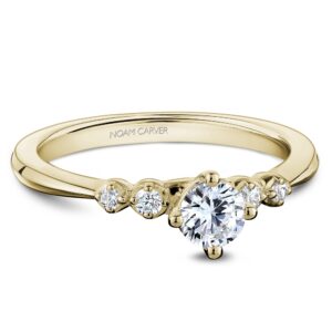 0.60ctw Natural Round Engagement Ring