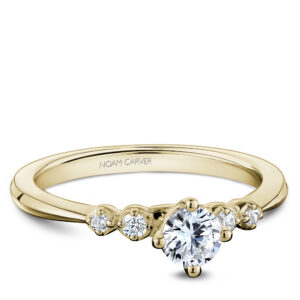 0.60ctw Natural Round Engagement Ring