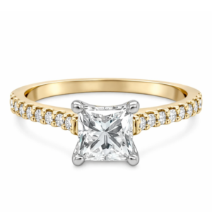 1.11ctw Natural Round Engagement Ring