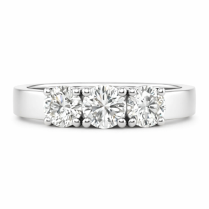 0.90ctw Natural Round Engagement Ring
