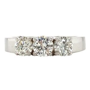 0.90ctw Natural Round Engagement Ring