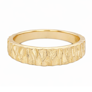 Textured Gold Band
