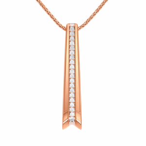 Diamond Bar Necklace