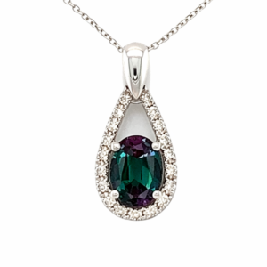 Lab Alexandrite Necklace