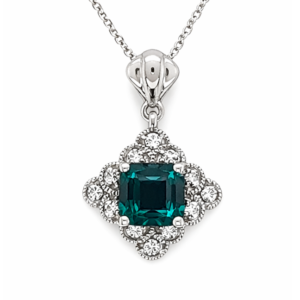 Lab Alexandrite Necklace