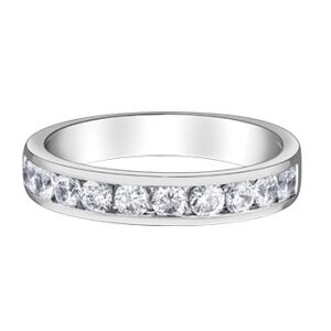Channel set 0.75ctw Diamond Band