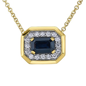 Blue Sapphire Necklace