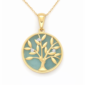 Jade Family Tree Necklace