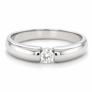 Tension Set Diamond Ring
