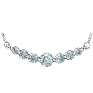 Sterling Silver Curve Necklace