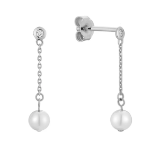 Dangling Pearl Earrings