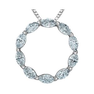 Sterling Silver Circle Necklace