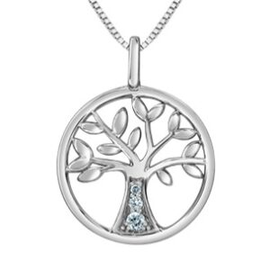 Sterling Silver Tree Of Life Necklace